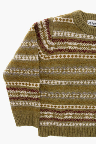 Maglia Girocollo DEGAN In Lana Ricamata