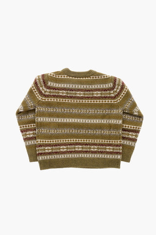 Maglia Girocollo DEGAN In Lana Ricamata