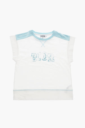 Crew-Neck T-Shirt with Contrast Details