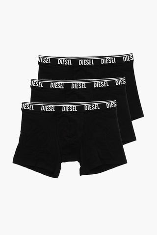 3er-Set Stretch-Baumwoll-Boxer mit Logobund