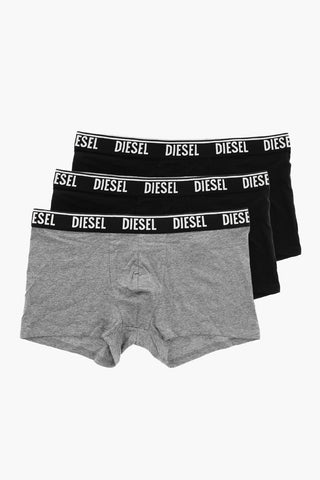 Set mit 3 Stretch-Baumwoll-Boxern mit Logobund