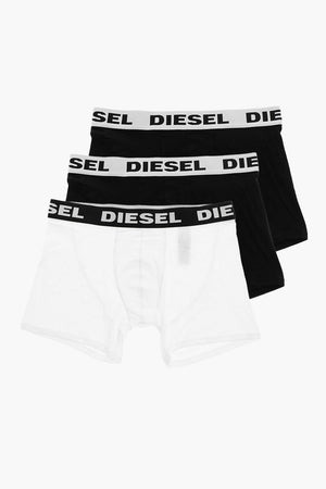 Set mit 3 Stretch-Baumwoll-Boxern mit Logobund