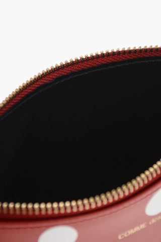 Polka Dots Leather Pochette