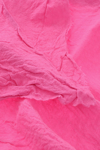Crumpled - Effect Wool Scarf
