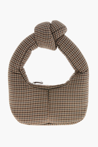 Quilted Hobo Bag MIA with Check Quilting
