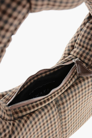 Quilted Hobo Bag MIA with Check Quilting