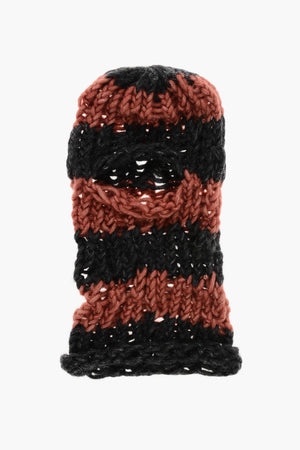 Two-Tone Knit Balaclava