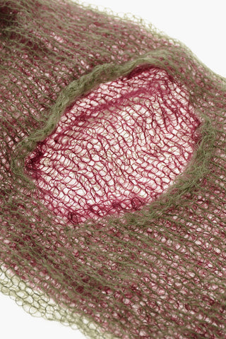 Two-Tone Knitted Balaclava