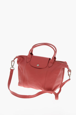 Borsa Tote In Pelle a Tinta Unita