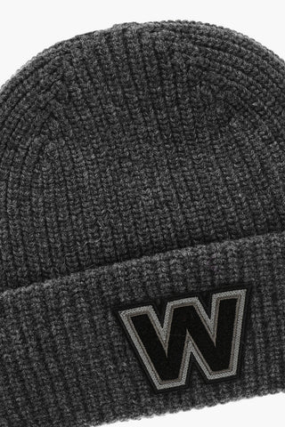 Virgin Wool Ribbed ALBEN Beanie