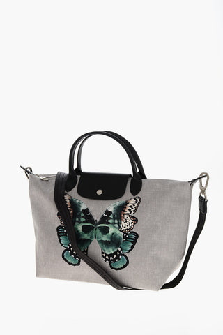 Borsa Tote in Tessuto Spalmato con Stampa
