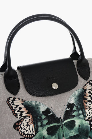 Borsa Tote in Tessuto Spalmato con Stampa