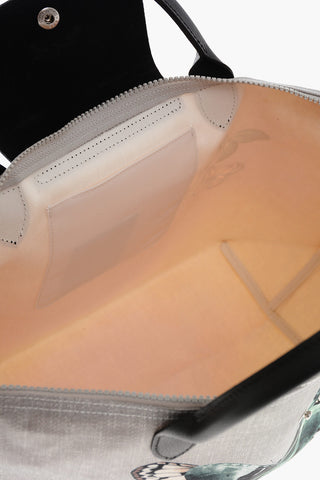 Borsa Tote in Tessuto Spalmato con Stampa