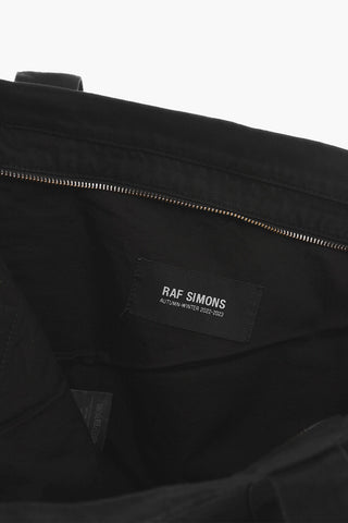 Borsa Tote In Cotone con Stampa Sfumata