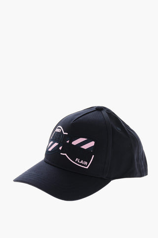 Baseballcap aus Baumwolle mit Kontrastdetails