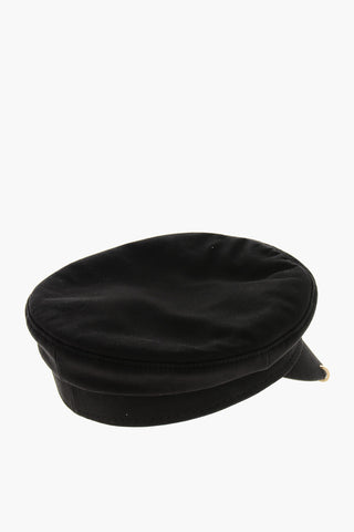 Cappello Baker Boy in Cotone con Borchie