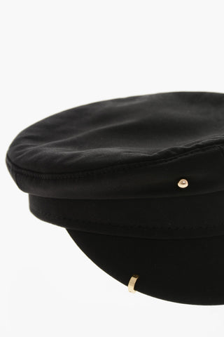 Cappello Baker Boy in Cotone con Borchie
