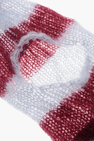 Two-Tone Knit Balaclava