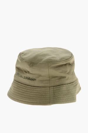 Einfarbiger Bucket-Hut mit Frontlogo