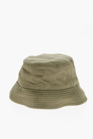 Einfarbiger Bucket-Hut mit Frontlogo
