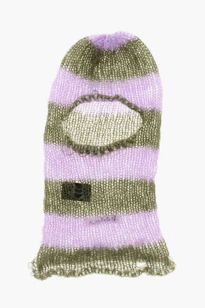 Two-Tone Knit Balaclava