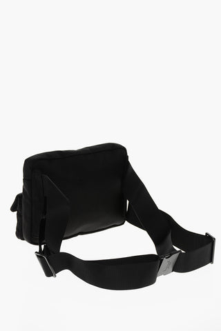 Nylon Bum Bag with Double Breast Pockets