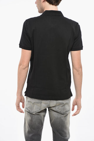 Hopsack Cotton-Blend Polo SMITH with Patch Logo