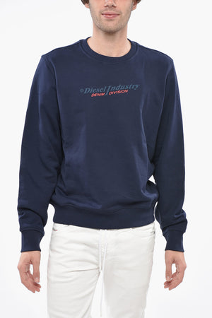 Sweatshirt Mit Rundhalsausschnitt INDUSTRY Aus Angerauter Baumwolle Mit Reliefdruck