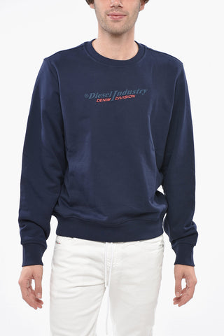 Sweatshirt Mit Rundhalsausschnitt INDUSTRY Aus Angerauter Baumwolle Mit Reliefdruck