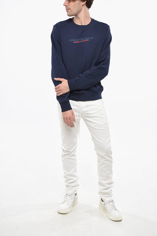 Sweatshirt Mit Rundhalsausschnitt INDUSTRY Aus Angerauter Baumwolle Mit Reliefdruck