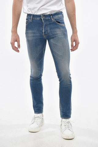 Regular Fit COOL GUN Jeans with Logoed Button 16cm