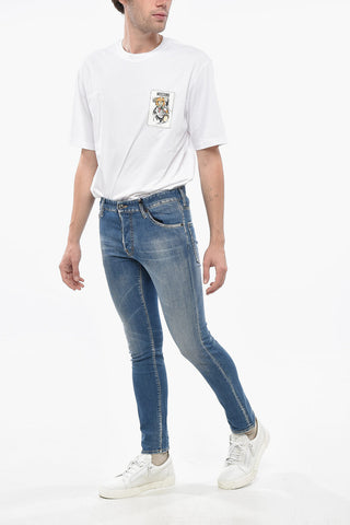 Regular Fit COOL GUN Jeans with Logoed Button 16cm
