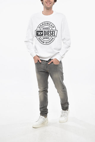 Sweatshirt Mit Rundhalsausschnitt HARD WEAR Mit Frontprint