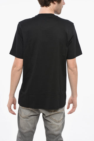 Crewneck T-Shirt DDD With Embossed Print
