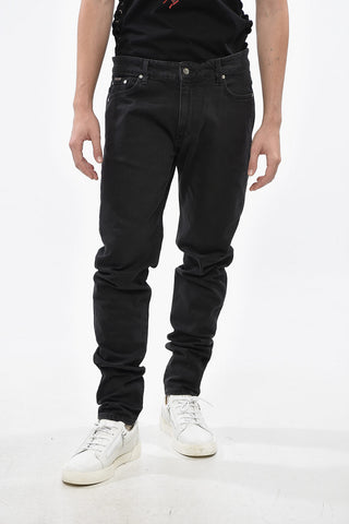 Dark Washed Stretch Denim Jeans 16cm