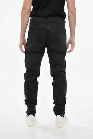 Dark Washed Stretch Denim Jeans 16cm