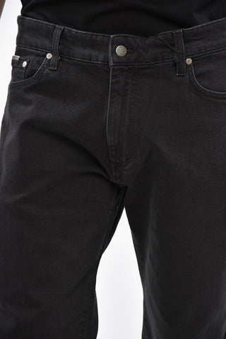 Dark Washed Stretch Denim Jeans 16cm