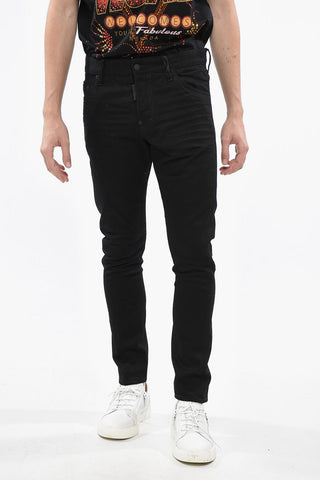 MANCHESTER CITY LIMITED EDITION Jeans SEXY TWIST aus Stretch-Denim mit dunkler Waschung 16cm