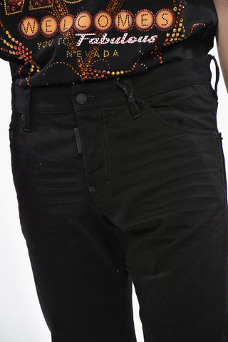 MANCHESTER CITY LIMITED EDITION Jeans SEXY TWIST aus Stretch-Denim mit dunkler Waschung 16cm
