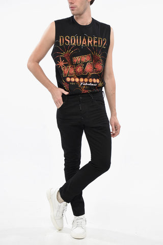 MANCHESTER CITY LIMITED EDITION Jeans SEXY TWIST aus Stretch-Denim mit dunkler Waschung 16cm