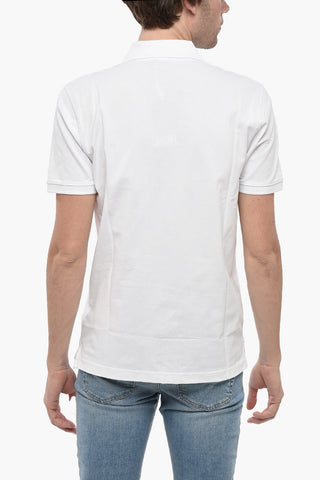Polo aus Hopsack-Baumwollmischung SMITH mit Patch-Logo
