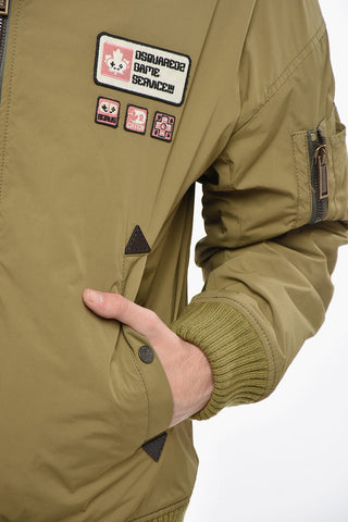 Bomber CYPRUS Imbottito con Collo in Pelliccia