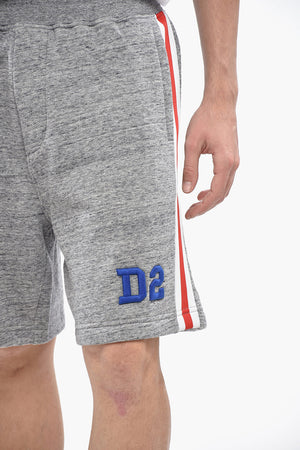 Brushed Cotton Shorts RELAX FIT with Embossed Monogram
