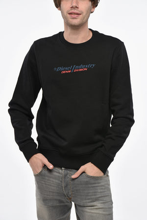 Sweatshirt Mit Rundhalsausschnitt INDUSTRY Aus Angerauter Baumwolle Mit Reliefdruck