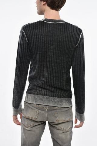 RED TAG Ribbed Wool Crewneck Sweater K-ANDELERO