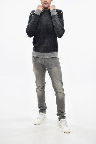 RED TAG Ribbed Wool Crewneck Sweater K-ANDELERO