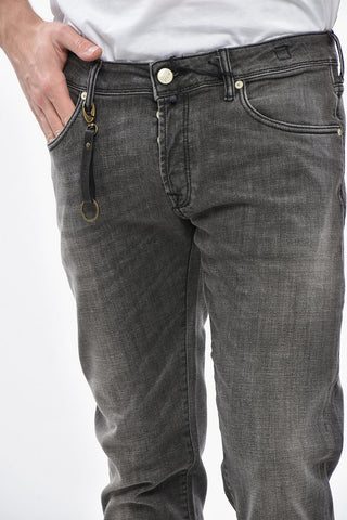 Jeans in Denim Stretch a Gamba Dritta 17cm