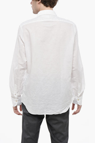 Camicia TOKIO LUIGI in Misto Lino a Tinta Unita