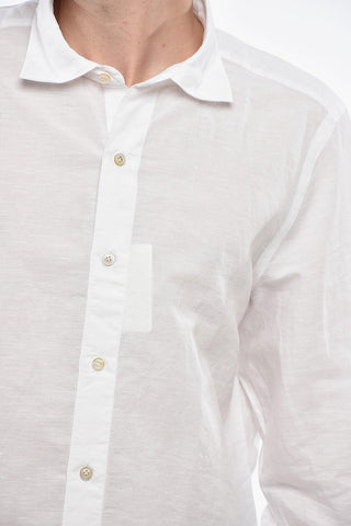 Camicia TOKIO LUIGI in Misto Lino a Tinta Unita