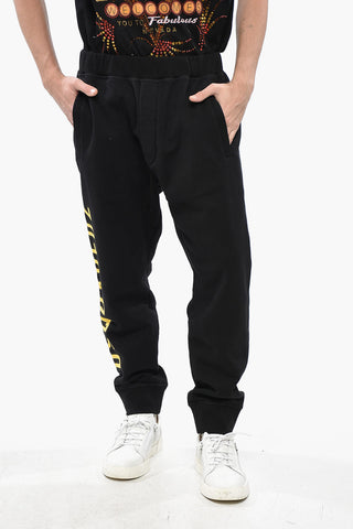 Fleeced Cotton SKI FIT Joggers with Contrasting Logo